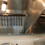 Minnesota Certified Food Managers Alert watch for Kitchen Hood with Black Steel Pipe