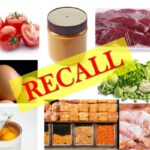 Shows several products a Certified Food Manager may encounter with Product Recalls
