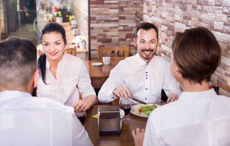 Food managers enjoy their inhouse meal benefit