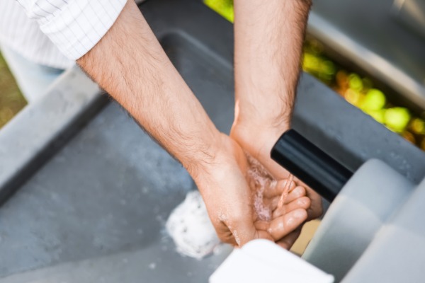 Hand washing station