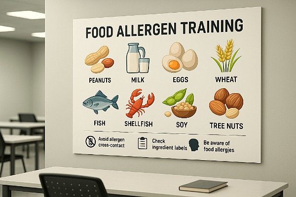 Food allergy training.