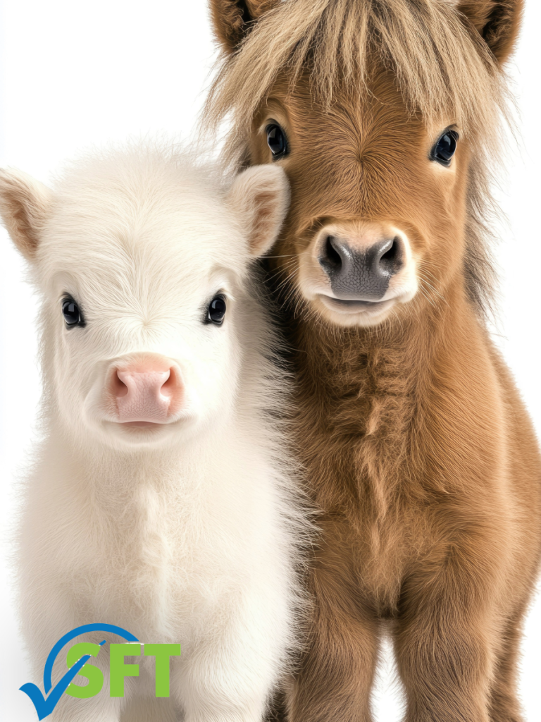 Sometimes miniature horses can serve as legal service animals. 