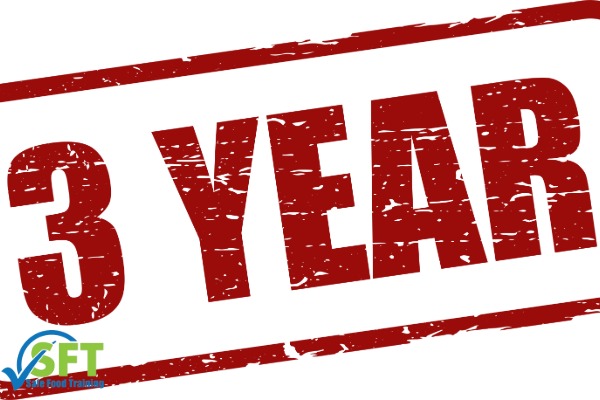 Three years.