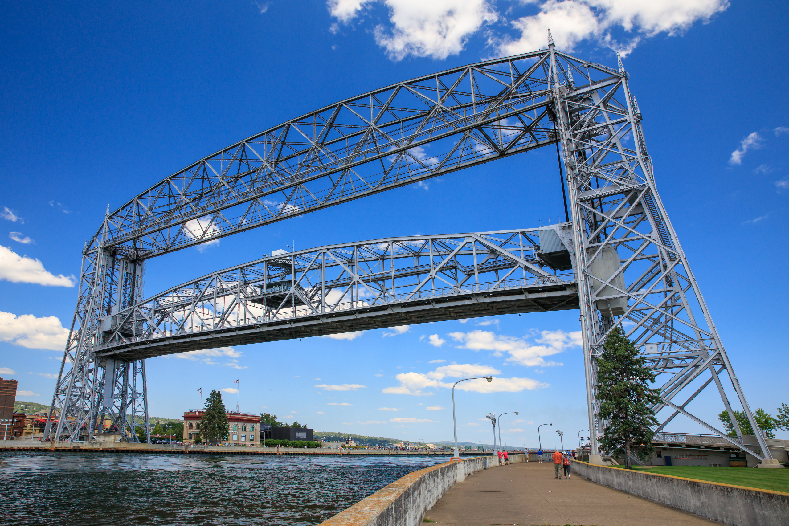 Aerial lift bridge in Duluth, Minnesota