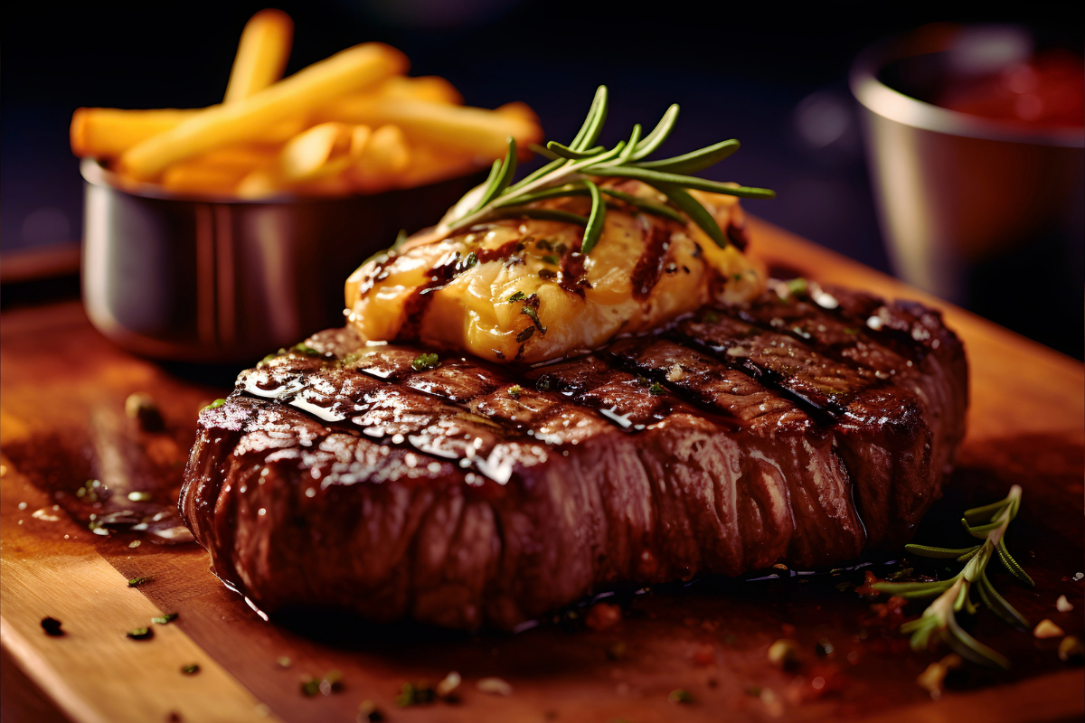 Is Minnesota affected by the meat recall? Picture of beef on a cutting board with some French fries being served